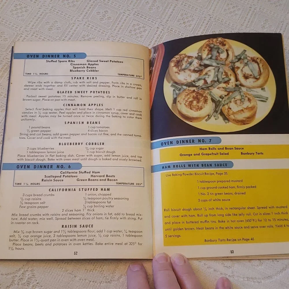 Vintage 1960s Monarch Electric Range Instruction Book w / Recipes